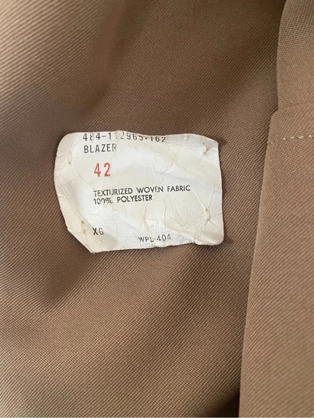 Vintage McDonald's Brown Blazer with Yellow Arches